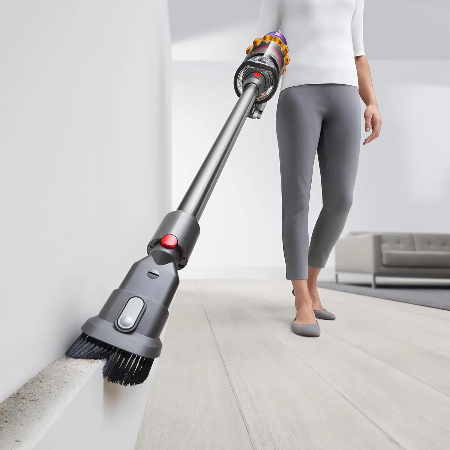 Dyson V15 Detect Absolute 2023 Yellow/Nickel (447033-01) (UK) Бренд: Dyson; Потужність