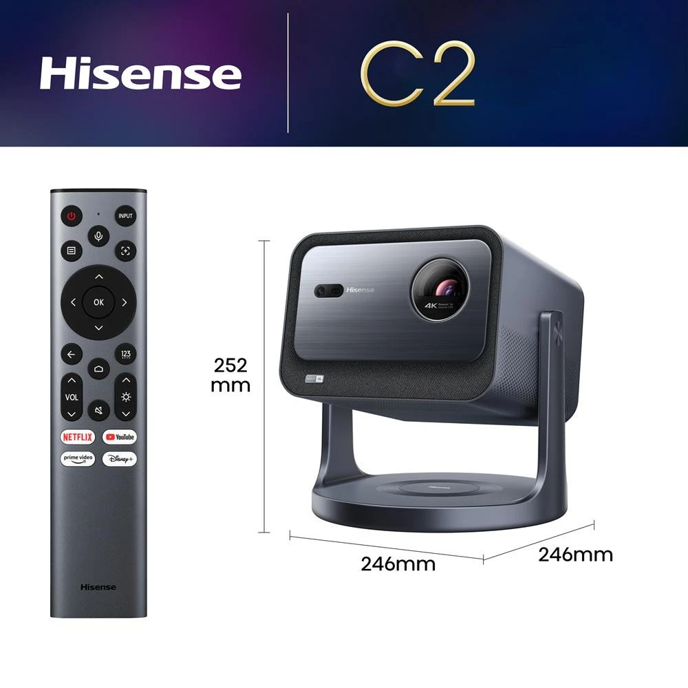 Hisense C2 (20015329) (UA) Бренд: Hisense; Тип матрицы: DLP;