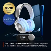 Навушники з мікрофоном SteelSeries Arctis Nova Pro Wireless P White (61526) (UA)
