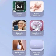 Навушники Vention Elf Earbuds E03 Purple (NBHV0) (UA)