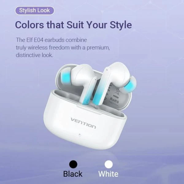 Навушники Vention Elf Earbuds E04 White (NBIW0) (UA) Бренд: Vention; Спосіб підключення: