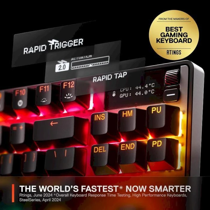 SteelSeries Apex Pro TKL Gen 3 Black (64740) Бренд: SteelSeries; Призначення: для