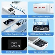 Vention 30000mAh 22.5W White (FHMW0) (UA)