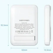 Vention 5000mAh 20W Magnetic White (FHSW0) (UA)