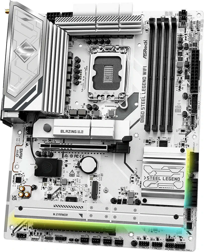 ASRock B860 Steel Legend WiFi Бренд: ASRock; Тип разъема CPU: Socket 1851;