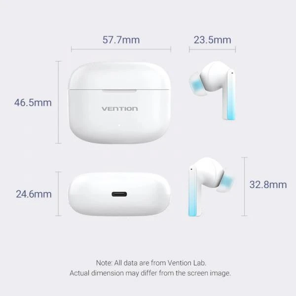 Навушники Vention Elf Earbuds E04 White (NBIW0) (UA) Бренд: Vention; Спосіб підключення:
