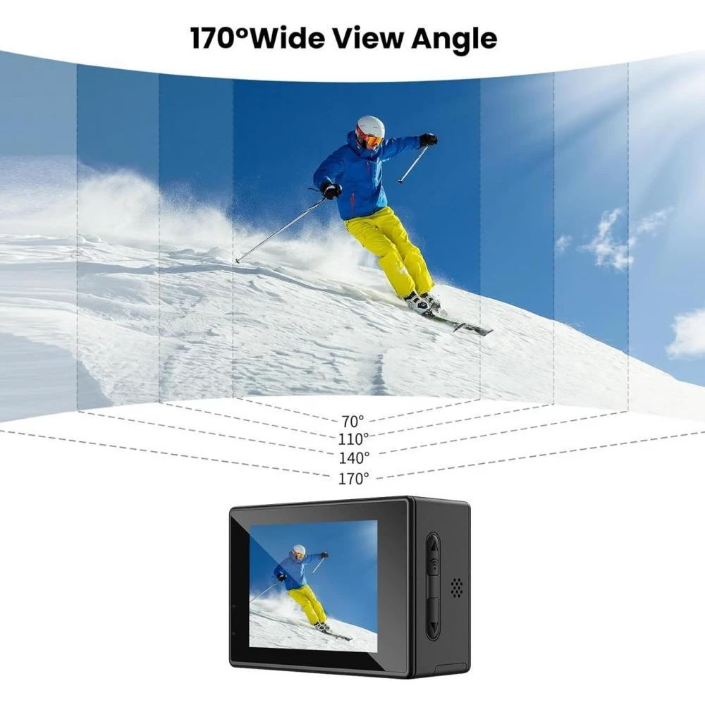 SJCAM SJ4K PRO (SJ4000 Dual Screen) (6972476162343) Бренд: SJCAM; Форм-фактор: