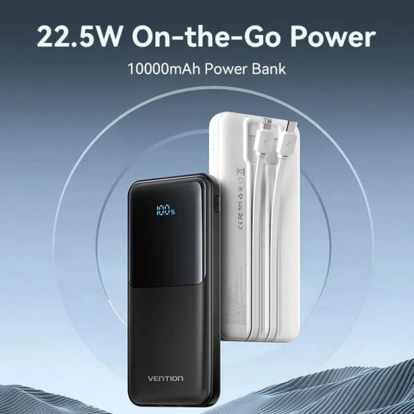 Vention 10000mAh 22.5W Black (FHOB0) (UA)
