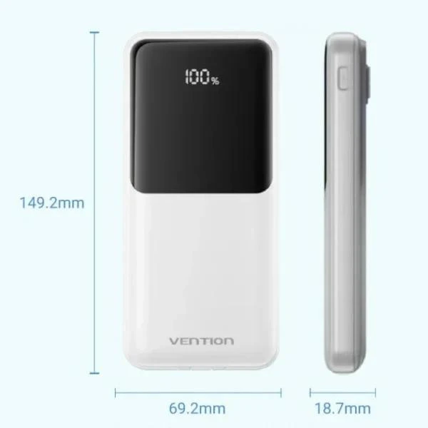 Vention 10000mAh 22.5W White (FHOW0) (UA)