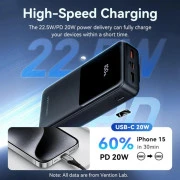Vention 20000mAh 22.5W Black (FHPB0) (UA)