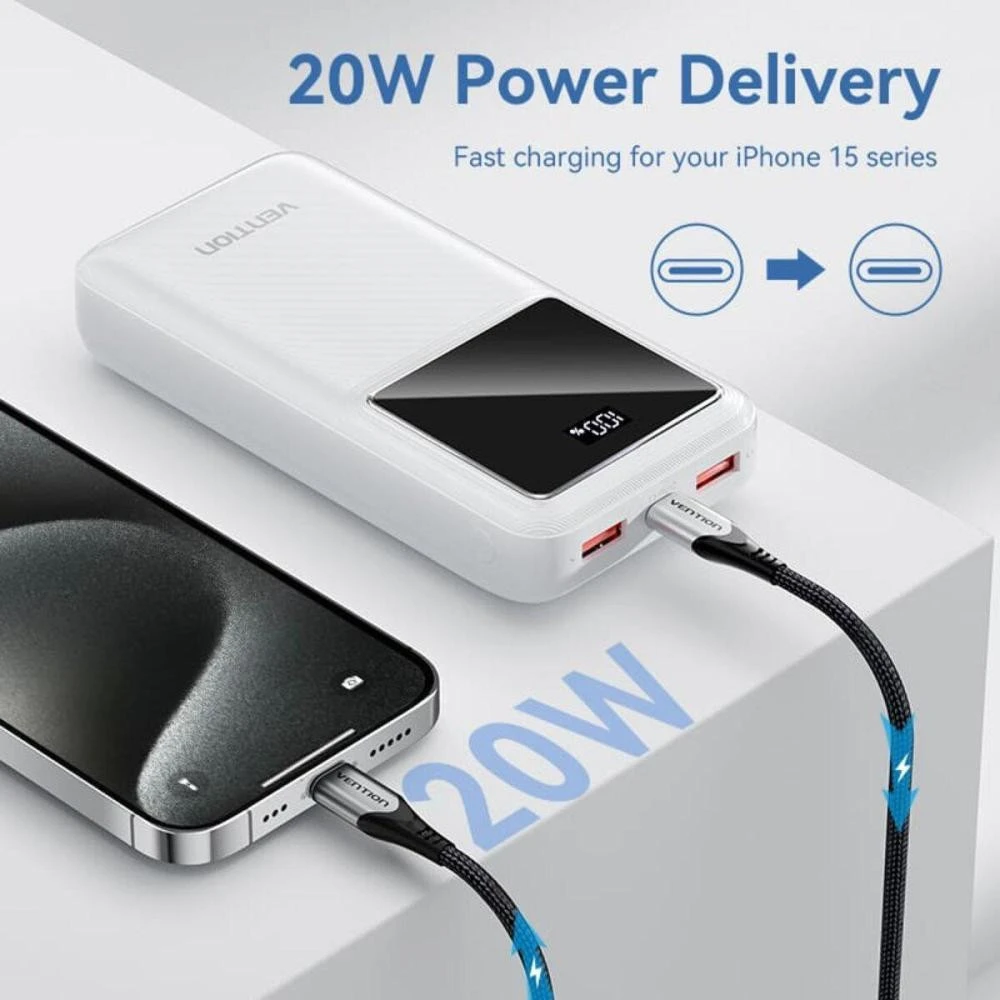 Vention 20000mAh 22.5W White (FHLW0) (UA)