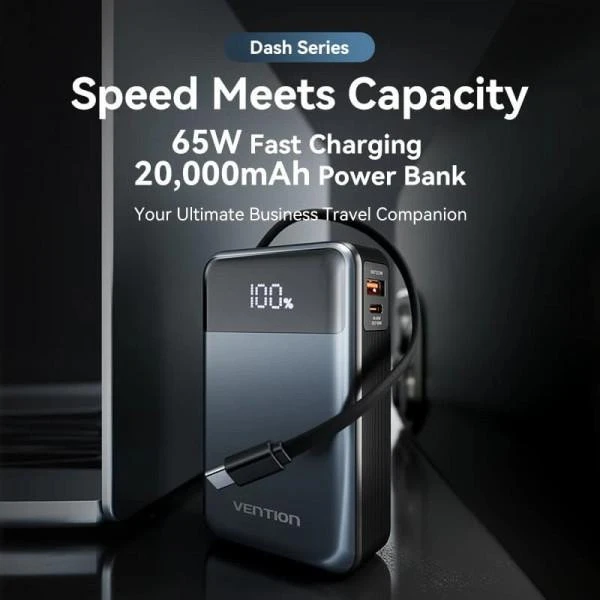 Vention 20000mAh 65W Black (FHYB0) (UA)