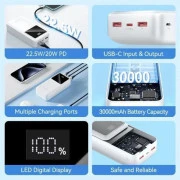 Vention 30000mAh 22.5W Black (FHMB0) (UA)
