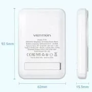Vention 5000mAh 20W Magnetic White (FHSW0) (UA)