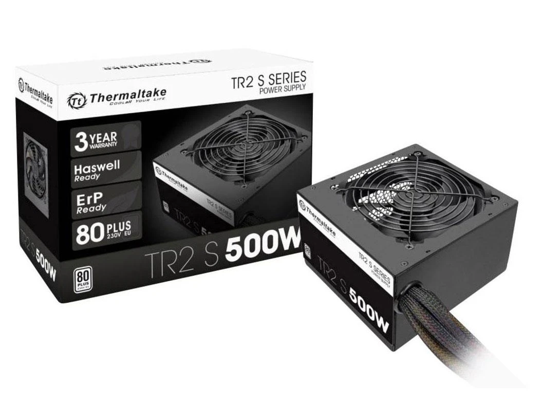 Thermaltake 500W TR2 S BOX (PS-TRS-0500NPCWEU-2) EU Максимальна потужність, Вт: 500