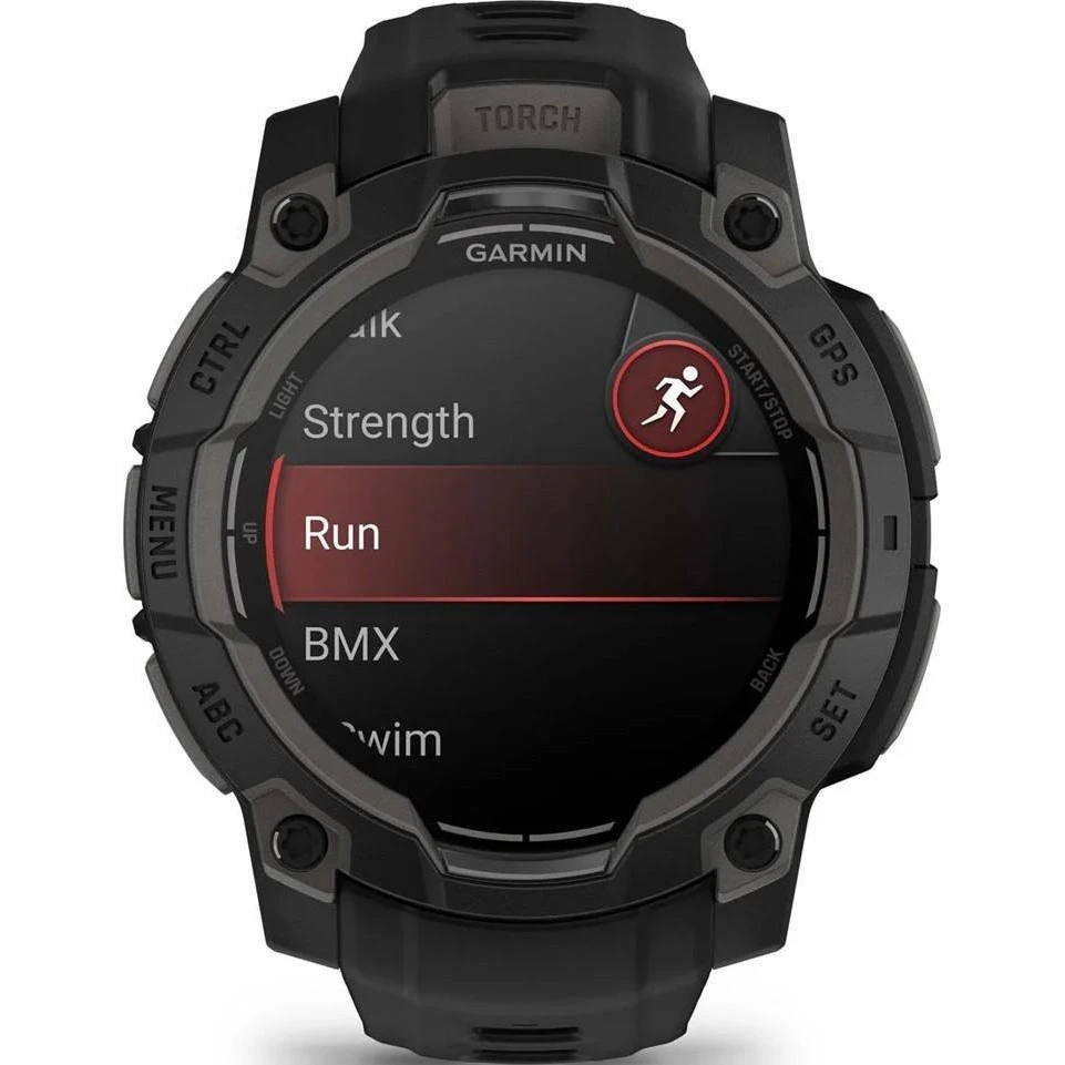 Garmin Instinct 3 45mm AMOLED Black with Black Band (010-02936-00/40) Бренд: Garmin; Лінійка: Instinct 3; iOS: є;