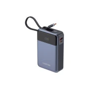 Canyon 20000mAh OnPower 600 PD/65W built-in cable Dark Grey (CNS-CPB600DG) (UA)