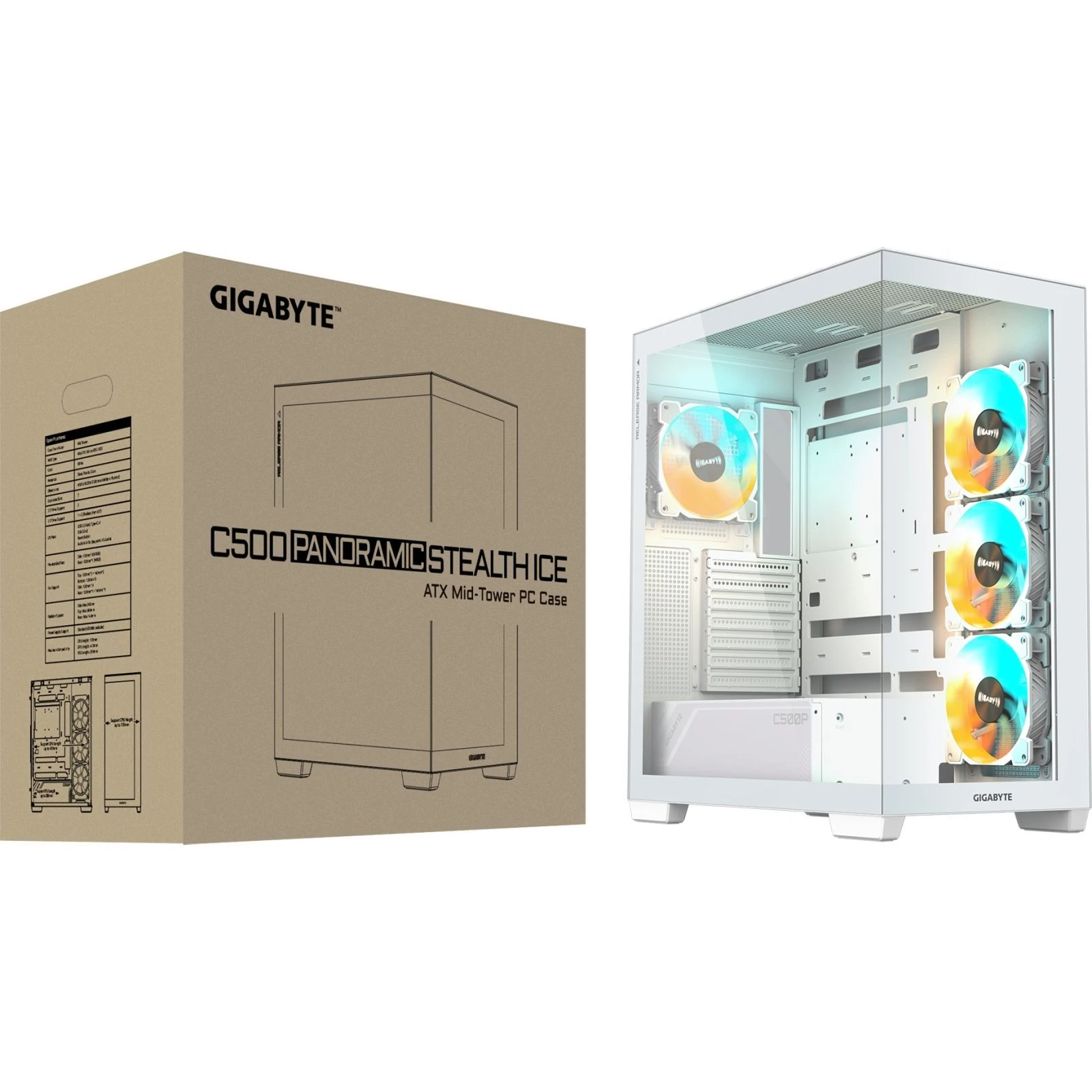 GIGABYTE GB-C500PI ST (UA) ; Розмір: середня частина; Метод