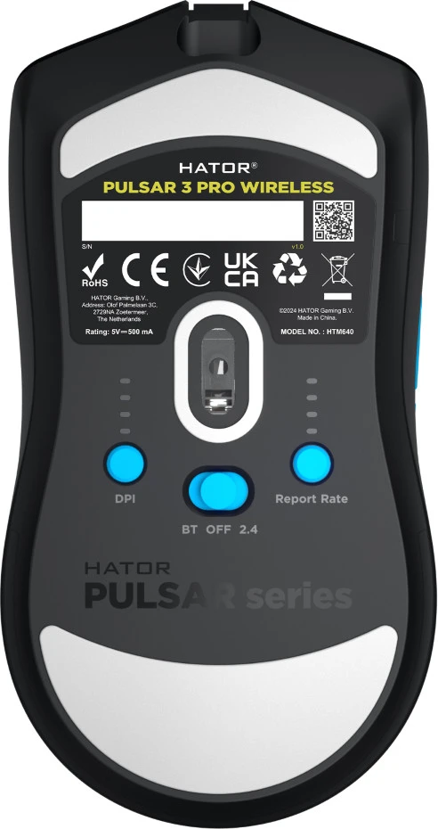 HATOR Pulsar 3 PRO Wireless Black (HTM640) (UA) Бренд: Hator; Призначення: для