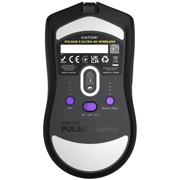 HATOR Pulsar 3 Ultra 4K Wireless Black (HTM680) (UA) Бренд: HATOR; Назначение: для игр;