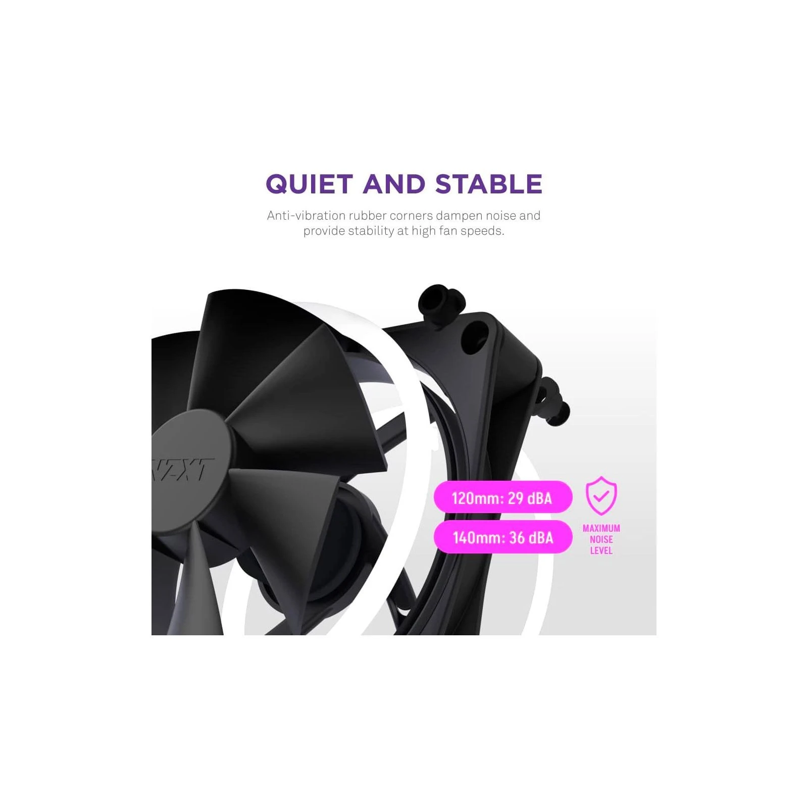 Кулер для корпуса NZXT F120RGB Duo - 120mm Dual- (RF-D12SF-B1) (UA) Максимальная скорость вращения 1800RPM
