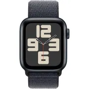 Apple Watch SE 2 GPS Plus Cellular 40mm Midnight Aluminum Case with Ink Sport Loop (MXFQ3/MXGA3)