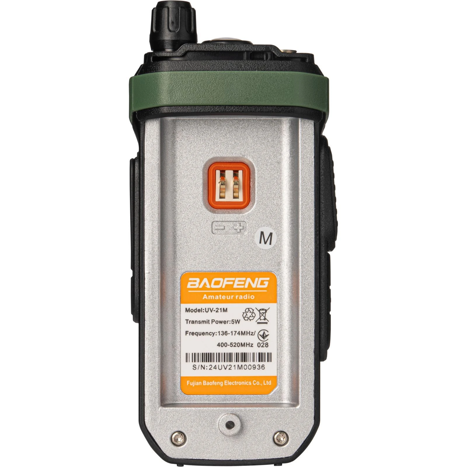 BAOFENG UV-21M Зелене портативне радіо (UA)