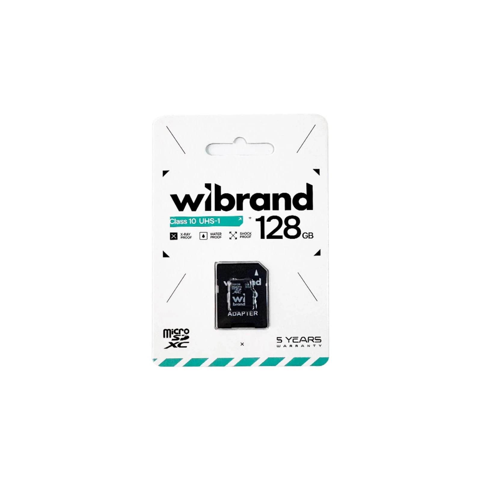 Wibrand 128GB microSD class 10 (WICDHU1/128GB-A) (UA) ; Объем памяти: 128 ГБ; Класс карты: