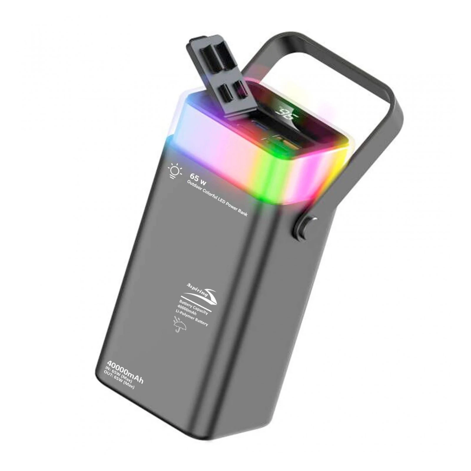 Aspiring Vigor 40 40000mAh PD/65W (PPVG.V04) (UA) ; Призначення: для телефону, для