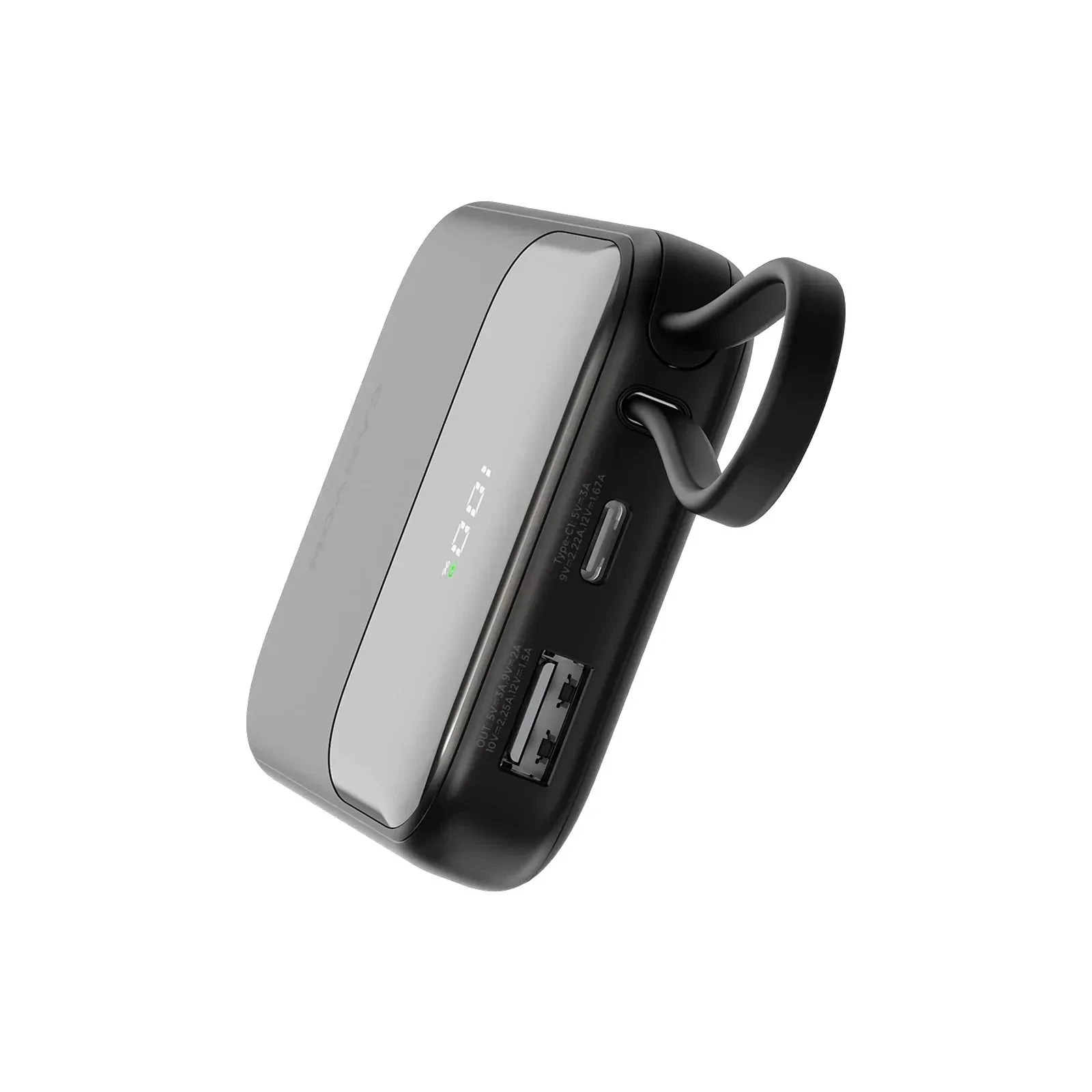 Canyon 10000mAh OnPower 101 PD/22.5W built-in cable Black (CNS-CPB101BK) (UA)