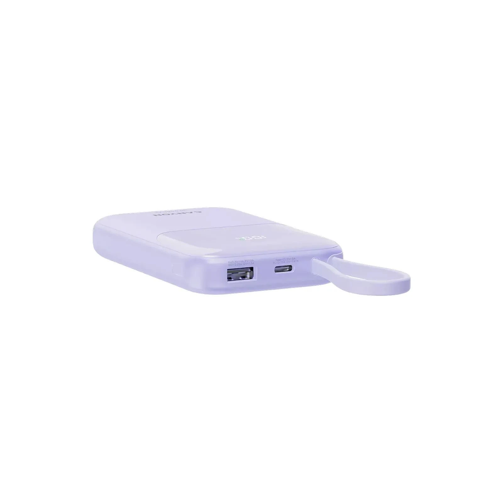 Canyon 10000mAh OnPower 101 PD/22.5W built-in cable Purple (CNS-CPB101PU) (UA)