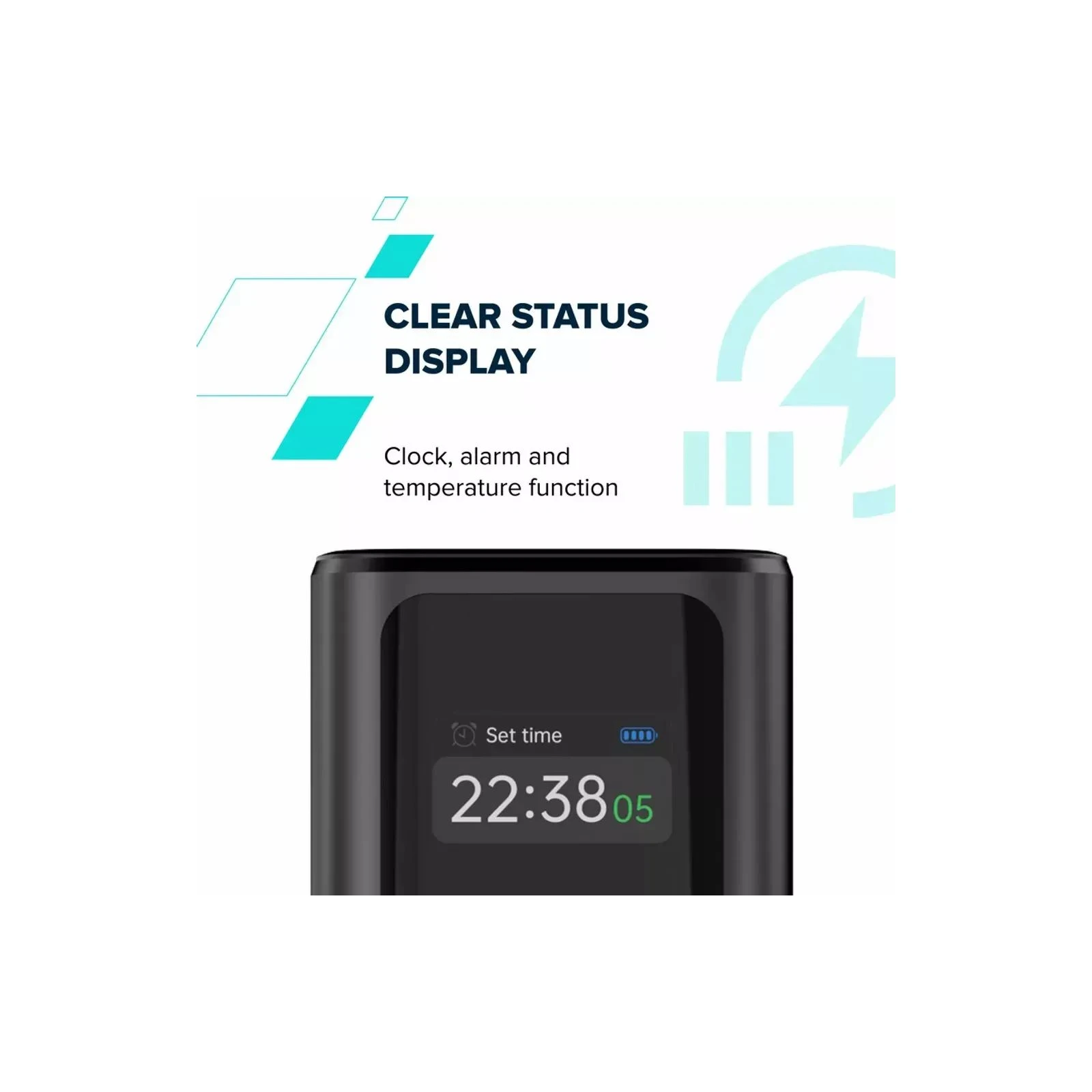 Canyon 10000mAh OnPower 130 TFT PD/30W Dark Grey (CNS-CPB130DG) (UA) Электрохимическая система Li-pol