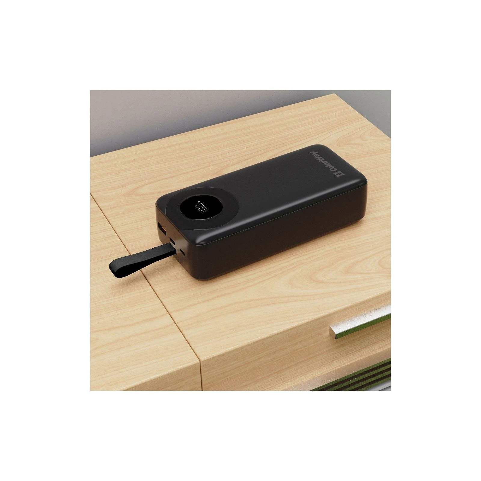 ColorWay 30 000 mAh EnergyPlus PD/18W, QC3.0/22.5W, Black (CW-PB300LPB4BK-PDD) (UA)