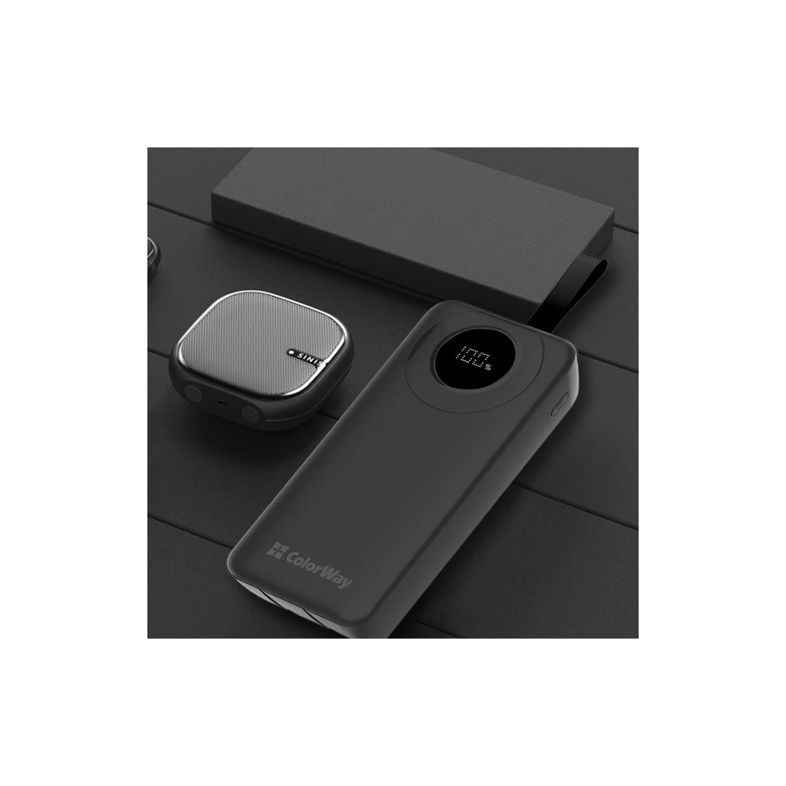 ColorWay 30 000 mAh EnergyPlus PD/18W, QC3.0/22.5W, Black (CW-PB300LPB4BK-PDD) (UA)