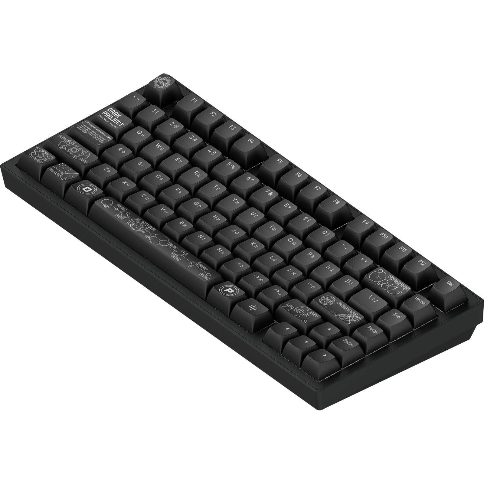 Dark Project ALU81 Terra Nova PBT RGB Mech G3MS Moonstone Black (DPKB_NOVA_81_ANSI_BLACK_UA) (UA) ; Призначення: для телебачення;