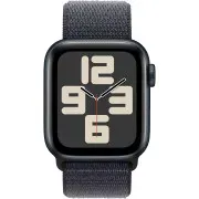 Apple Watch SE 2 GPS Plus Cellular 40mm Midnight Aluminum Case with Ink Sport Loop (MXFQ3/MXGA3)