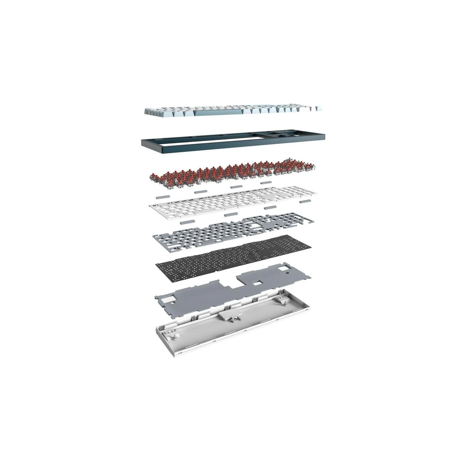 MONTECH MK105FR Full size FR USB UA Gray (MK105FR) (UA) Конструкция механическая