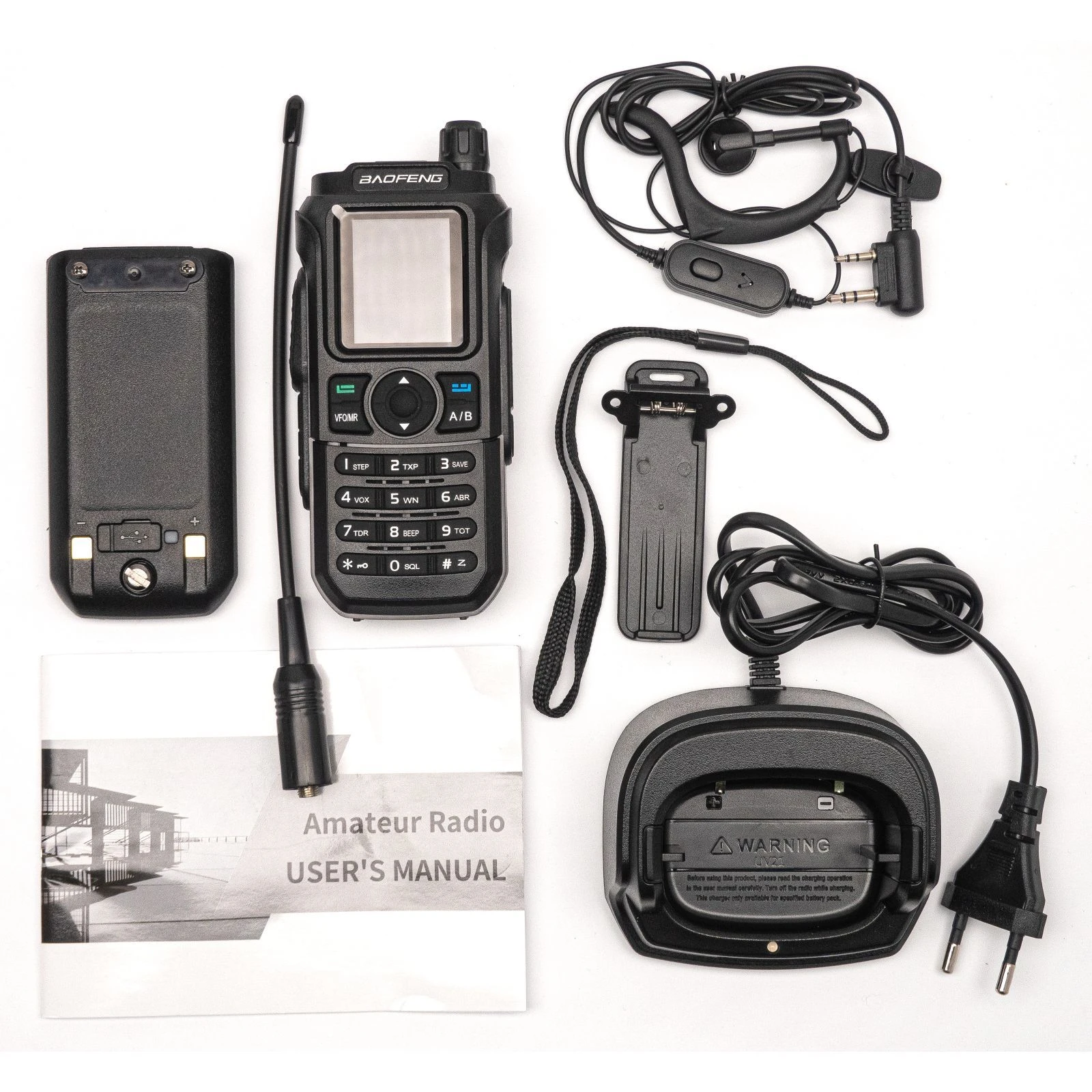 Baofeng UV-21M Чорне портативне радіо (UA)