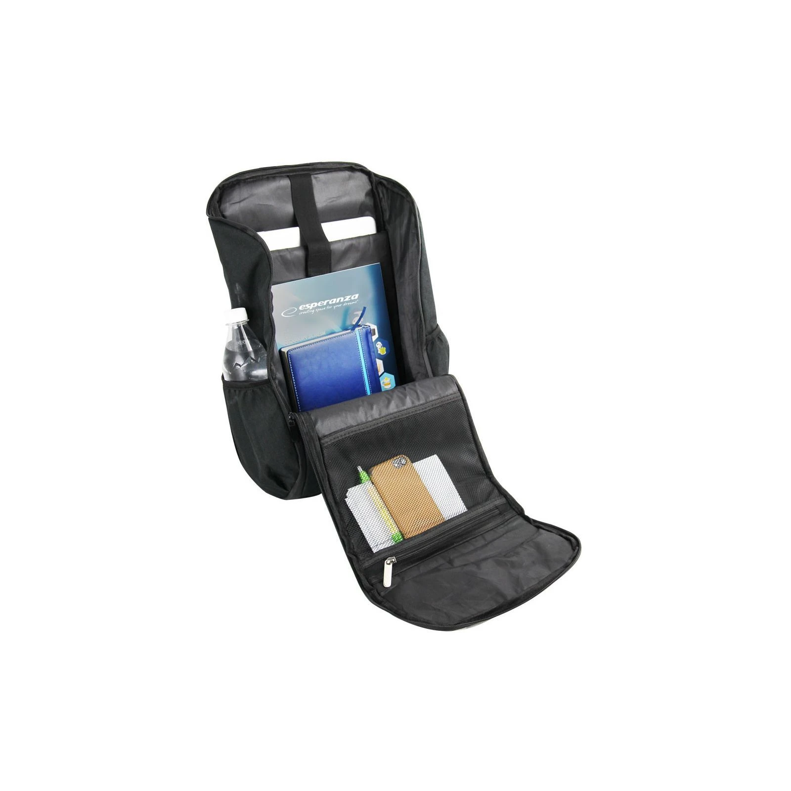 Ноутбук Esperanza 15.6 Трапані, чорний (ET199) (UA) ; Метод закриття: блискавка;