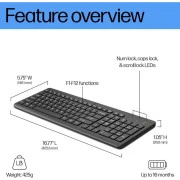HP 220 Wireless Keyboard (805T2AA) (UA)