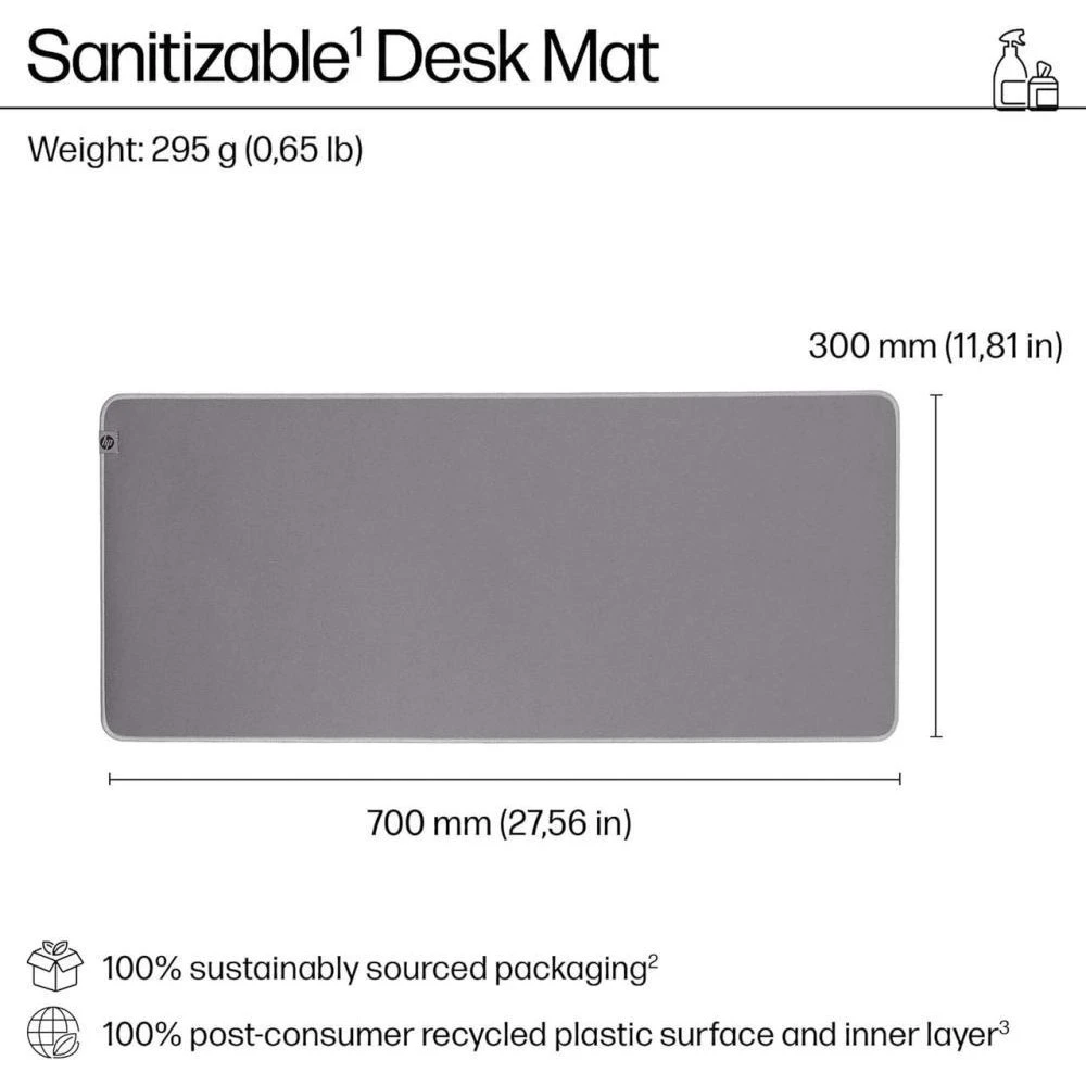 HP 200 Sanitizable XL Grey (8X596AA) (UA)