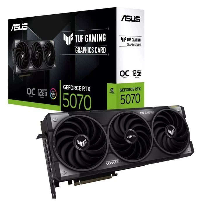 ASUS GeForce RTX5070 12Gb TUF OC GAMING (TUF-RTX5070-O12G-GAMING) (90YV0LZ0-M0NA00) (UA) ; Форм-фактор: стандартний;