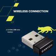 Canyon HSET-W6 Kitty Edition Wireless UA Blue (CNS-HSETW6BL) (UA)