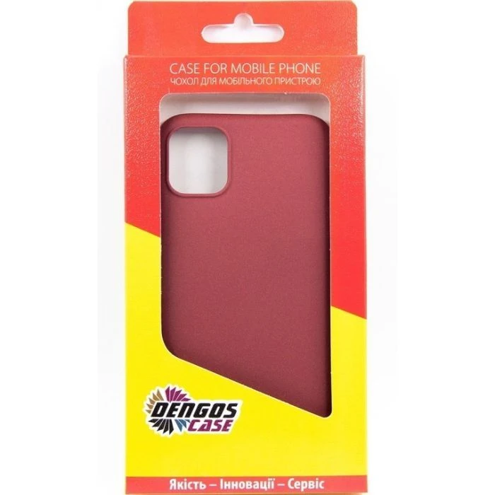 Чехол для мобильного телефона Dengos Carbon iPhone 11, red (DG-TPU-CRBN-35) (DG-TPU-CRBN-35) (UA)