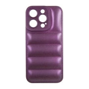 Чохол для мобільного телефону Dengos iPhone 15 Pro Case + Glass (Purple) (DG-KM-81) (UA)