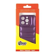 Чохол для мобільного телефону Dengos iPhone 15 Pro Case + Glass (Purple) (DG-KM-81) (UA)