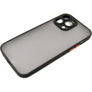 Чохол для мобільного телефону Dengos Matte iPhone 14 Pro Max (black) (DG-TPU-MATT-126) (UA)