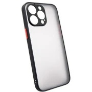 Чохол для мобільного телефону Dengos Matte iPhone 15 Pro Max (black) (DG-TPU-MATT-133) (UA)