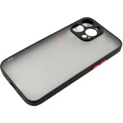 Чохол для мобільного телефону Dengos Matte iPhone 15 Pro Max (black) (DG-TPU-MATT-133) (UA)