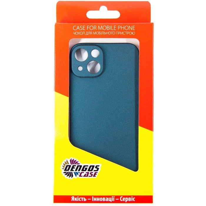 Чехол для мобильного телефона Dengos Soft iPhone 14 (green) (DG-TPU-SOFT-13) (UA) ; с моделями: Apple iPhone 14;